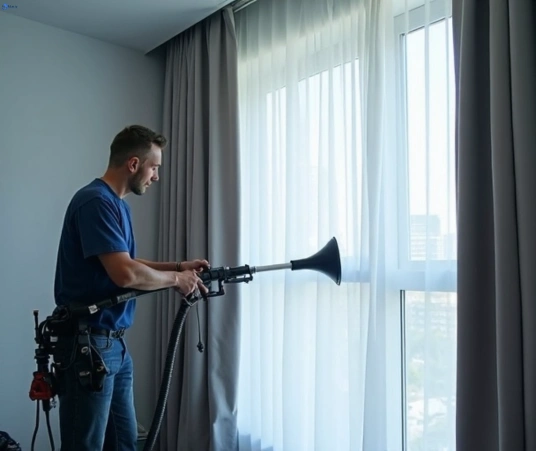Professional drapes cleaning process tools Matty Curtain Cleaning south-windsor-nsw