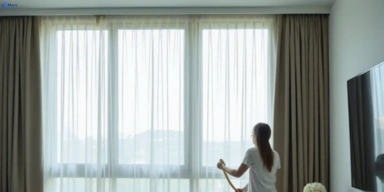 Delicate sheer drape cleaning south-windsor-nsw Matty Curtain Cleaning