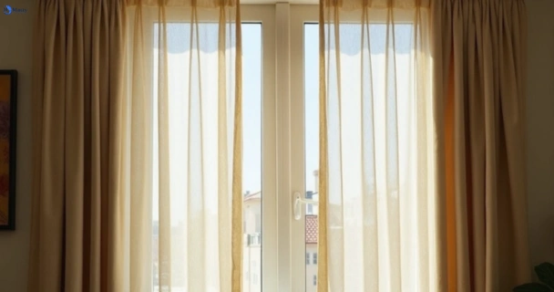 Dull dusty drapes in south-windsor-nsw before professional cleaning
